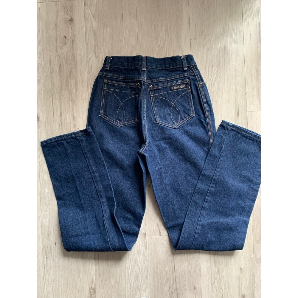 Vintage Calvin Klein High Rise Jeans Size 24/25 - Picture 2 of 6